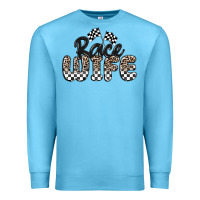 Ocean Blue race wife Premium Sweatshirt - MaliasSmallBusiness