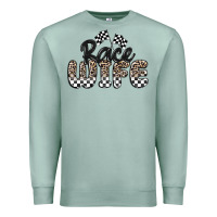 Seafoam race wife Premium Sweatshirt - MaliasSmallBusiness