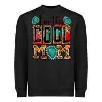 Black i'm the cool mom Heavyweight Sweatshirt - Zillion Design Studio