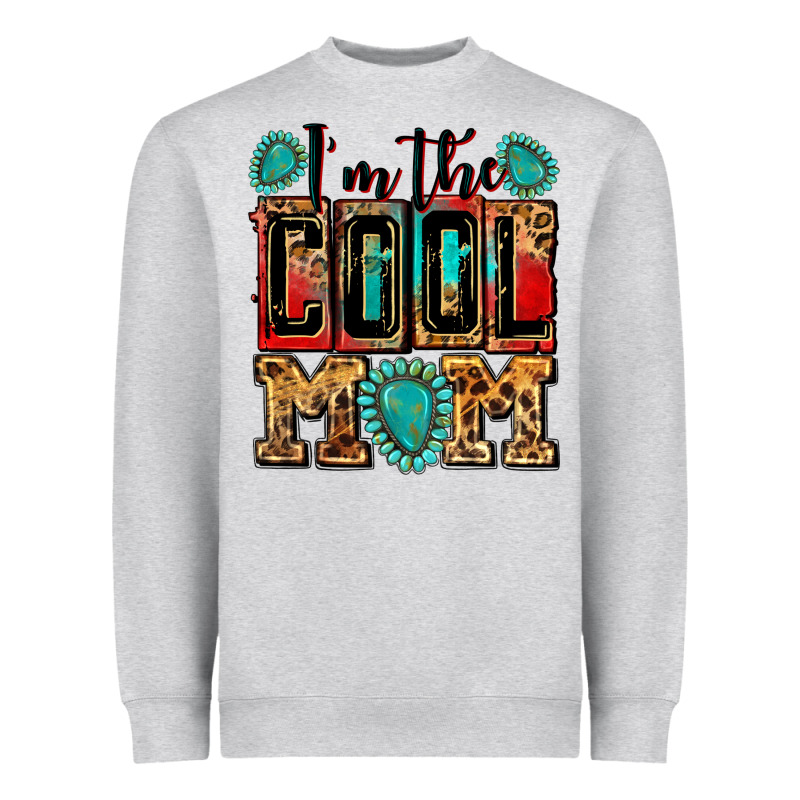 I'm The Cool Mom Heavyweight Sweatshirt by Zillion Design Studio | Teevron
