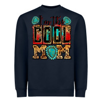 Navy i'm the cool mom Heavyweight Sweatshirt - Zillion Design Studio