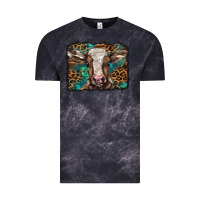Cloud Black Christmas background baby calf Vintage Tee - BarkalooDesign