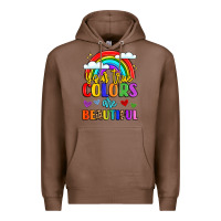 Chestnut name vibrant positivity rainbow art Premium Hoodie - LillyAllenDesigns