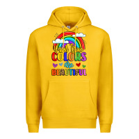 Lemon name vibrant positivity rainbow art Premium Hoodie - LillyAllenDesigns