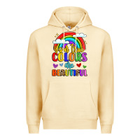 Pina Colada name vibrant positivity rainbow art Premium Hoodie - LillyAllenDesigns