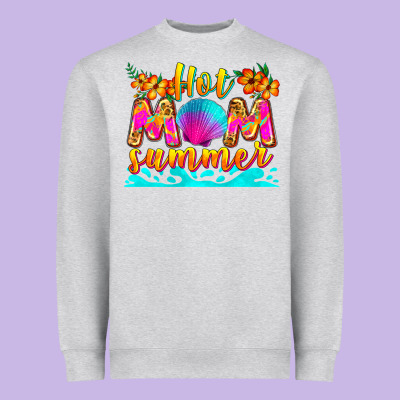 Hot Mom Summer Heavyweight Sweatshirt Designed By Zillion Design Studio