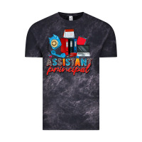 Cloud Black assistant principal Vintage Tee - Zillion Design Studio