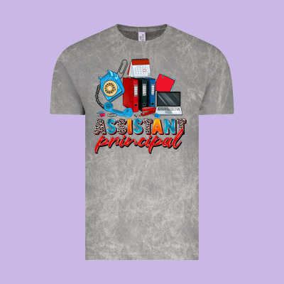 Assistant Principal Vintage Tee Designed By Zillion Design Studio