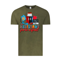 Vintage Olive assistant principal Vintage Tee - Zillion Design Studio
