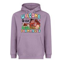 Lavender welcome to our farmhouse Heavyweight Hoodie - MaliasSmallBusiness