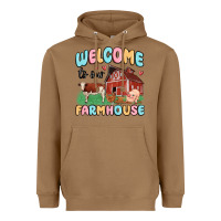 Toasted Coconut welcome to our farmhouse Heavyweight Hoodie - MaliasSmallBusiness