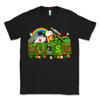 Black st patricks nurse Classic Tee - AdoDesignShop