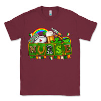 Burgundy st patricks nurse Classic Tee - AdoDesignShop