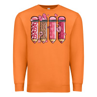 Carrot valentine' day teacher school pencils Premium Sweatshirt - MaliasSmallBusiness