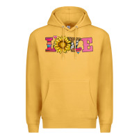 Mustard love sunflower valentines day Premium Hoodie - AdoDesignShop