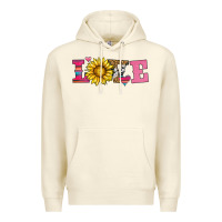 Sandshell love sunflower valentines day Premium Hoodie - AdoDesignShop
