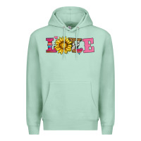 Seafoam love sunflower valentines day Premium Hoodie - AdoDesignShop