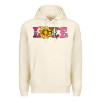 Tofu love sunflower valentines day Premium Hoodie - AdoDesignShop