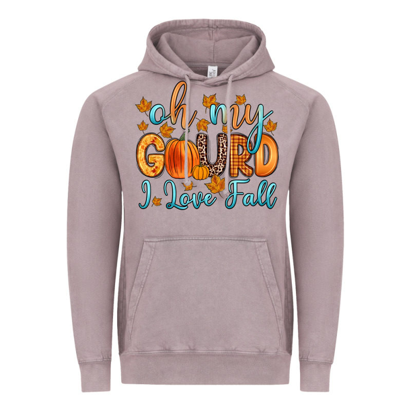 Oh My Gourd I Love Fall Vintage Hoodie by Zillion Design Studio | Teevron