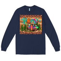 Navy home Long Sleeve Tee - JahusDesignShop