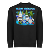 Black merry christmas gnomies Heavyweight Sweatshirt - texasbilliewilder