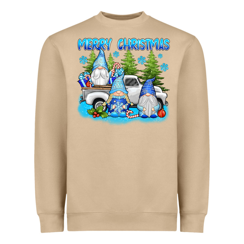 Merry Christmas Gnomies Heavyweight Sweatshirt by texasbilliewilder | Teevron