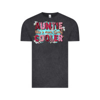 Vintage Black auntie like mom only cooler Vintage Tee - Zillion Design Studio