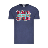 Vintage Denim auntie like mom only cooler Vintage Tee - Zillion Design Studio