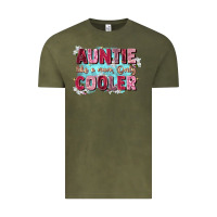 Vintage Olive auntie like mom only cooler Vintage Tee - Zillion Design Studio