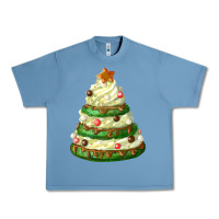 Pebble Blue white christmas cookie cake Urban Heavy Tee - FaDigitalArtStudio