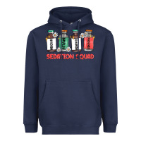 Navy sedation squad Heavyweight Hoodie - MaliasSmallBusiness