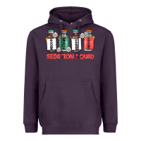 Plum sedation squad Heavyweight Hoodie - MaliasSmallBusiness