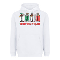 White sedation squad Heavyweight Hoodie - MaliasSmallBusiness