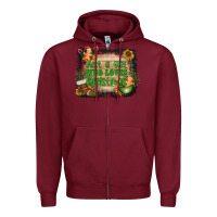 Burgundy just a girl who loves christmas Zipper Hoodie - AdoDesignShop