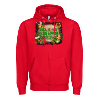Red just a girl who loves christmas Zipper Hoodie - AdoDesignShop