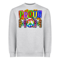 Heather Grey proud mom lgbt Heavyweight Sweatshirt - Zillion Design Studio