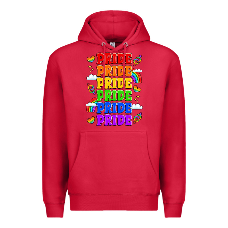 Rainbow Pride Celebration Premium Hoodie by LillyAllenDesigns | Teevron