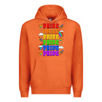 Carrot rainbow pride celebration Premium Hoodie - LillyAllenDesigns