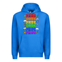 True Royal rainbow pride celebration Premium Hoodie - LillyAllenDesigns
