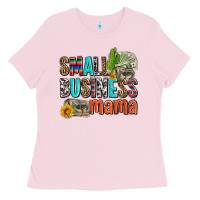 Bubblegum Pink small business mama Ladies Tee - AdoDesignShop