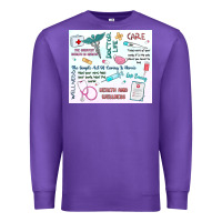 Purple doctor life Premium Sweatshirt - MaliasSmallBusiness