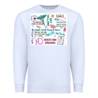 White doctor life Premium Sweatshirt - MaliasSmallBusiness