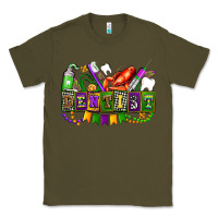 Army Green mardi gras dentist Classic Tee - AdoDesignShop