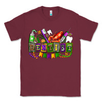Burgundy mardi gras dentist Classic Tee - AdoDesignShop