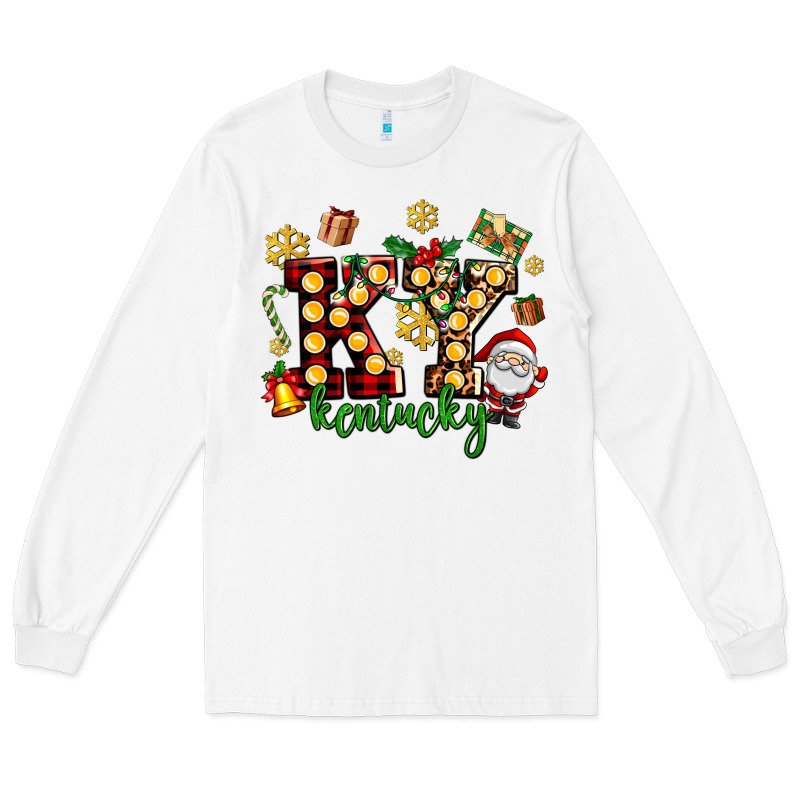 Ky Kentucky Christmas Long Sleeve Tee by AdoDesignShop | Teevron
