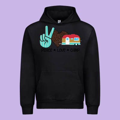 Peace Love Camp Urban Hoodie Designed By Bettercallsaul