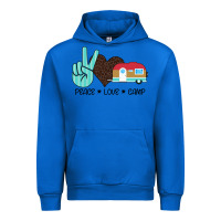 Cobalt Peace Love Camp Urban Hoodie - Bettercallsaul