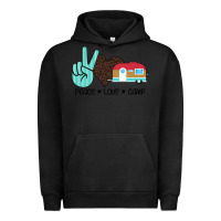 Pigment Black Peace Love Camp Urban Hoodie - Bettercallsaul