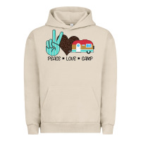 Pigment French Oak Peace Love Camp Urban Hoodie - Bettercallsaul