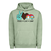 Pigment Oil Green Peace Love Camp Urban Hoodie - Bettercallsaul